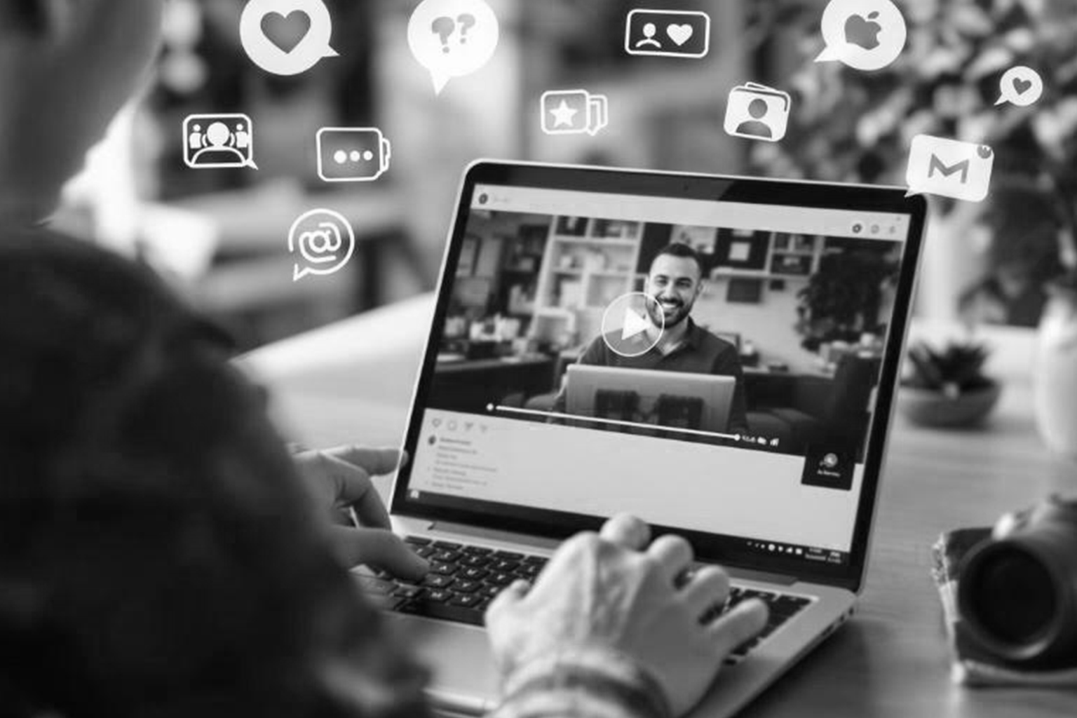 A sleek conceptual graphic showing a 60-second timer and video player interface, illustrating video summarization SEO as a 2026 core vital metric.