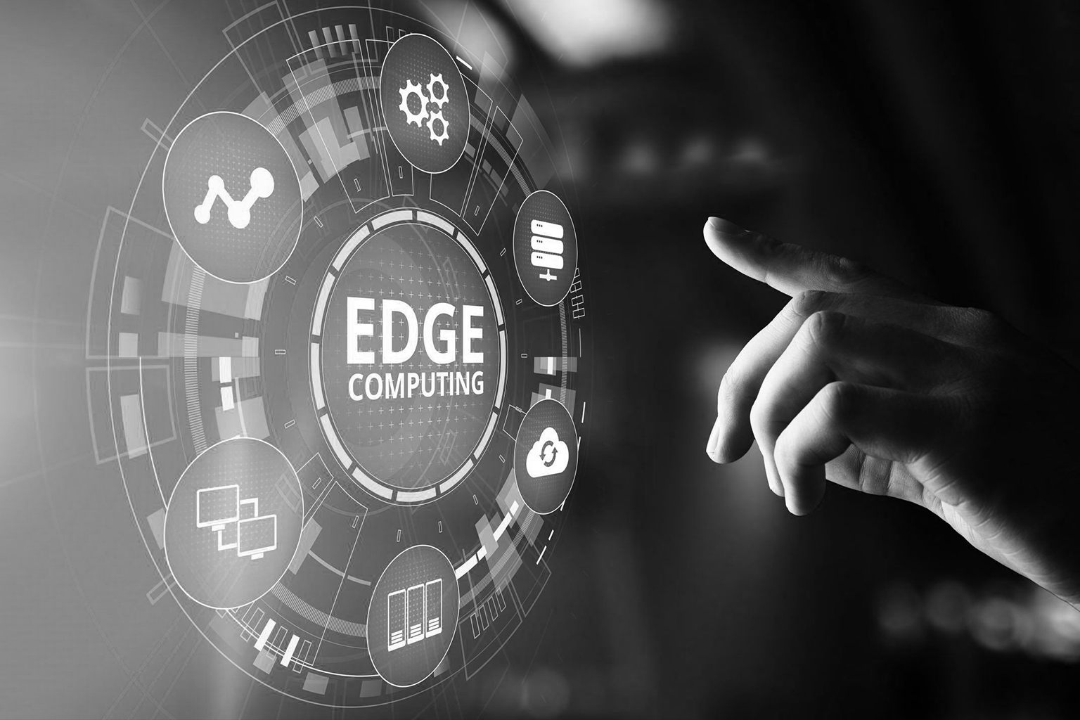 Diagram comparing serverless and edge computing architecture — showing centralized cloud functions versus distributed edge nodes for agency web infrastructure